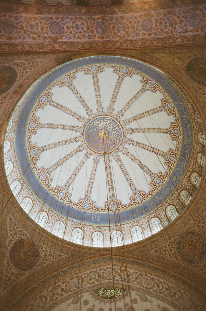 Blue Mosque Ceiling