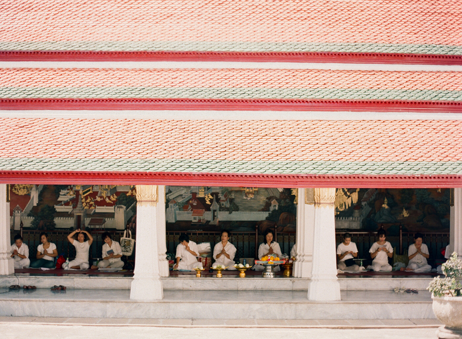 People Praying at Grand Palace Bangkok