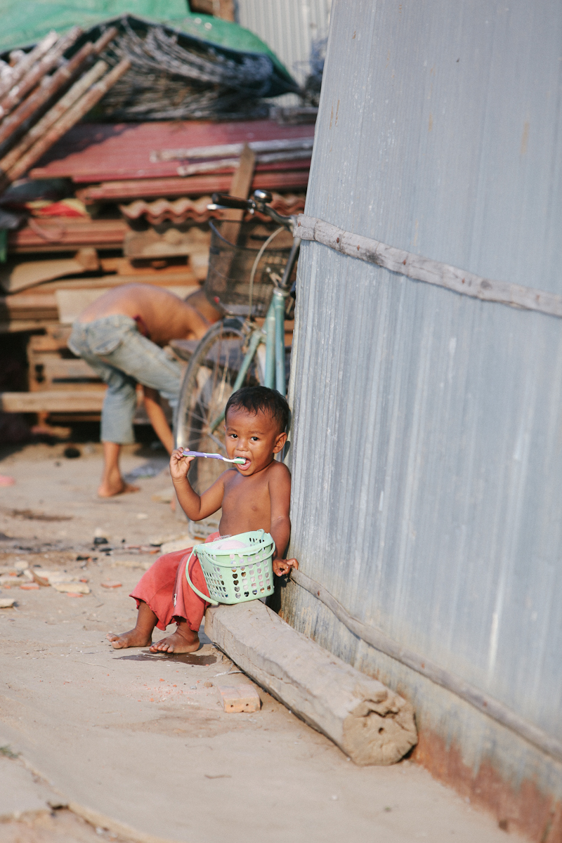 Toddler in Cambodia