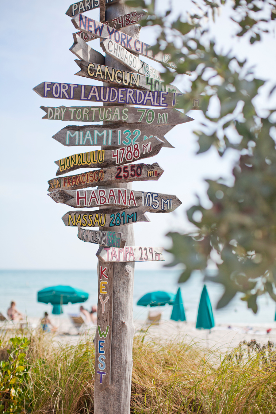 Zachary Beach Signs of Key West