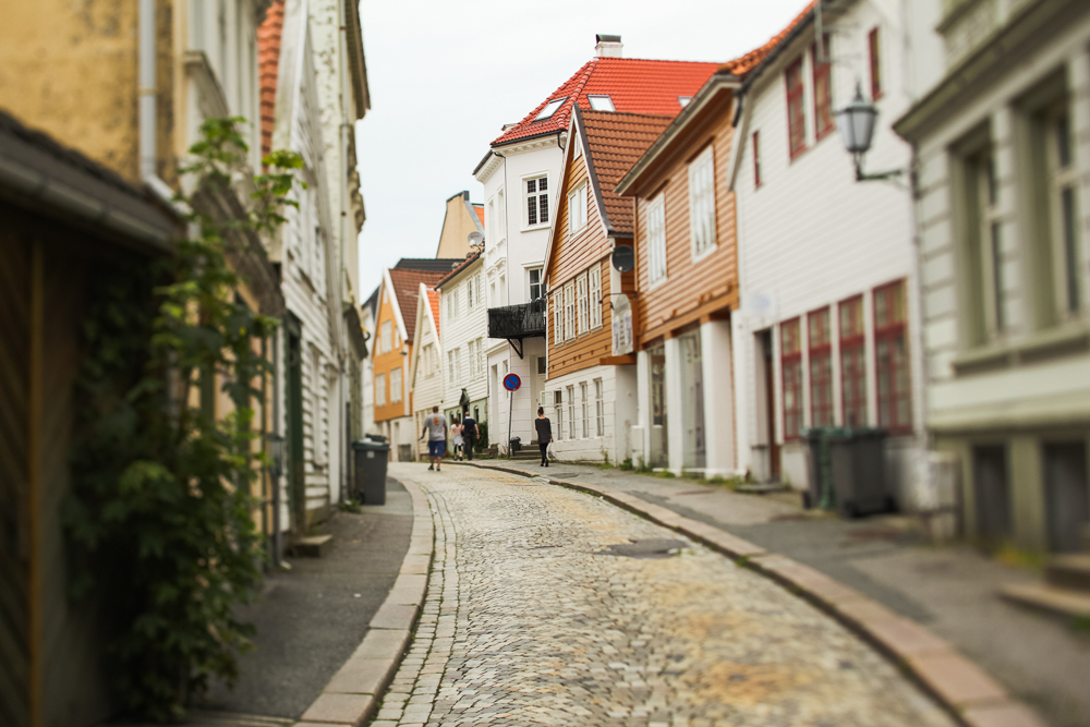 Streets of Bergen Norway