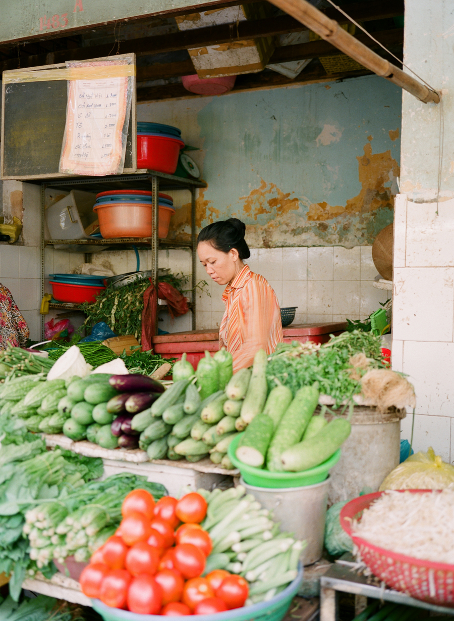 Vegetables at Benh Thanh Ho Chi Minh