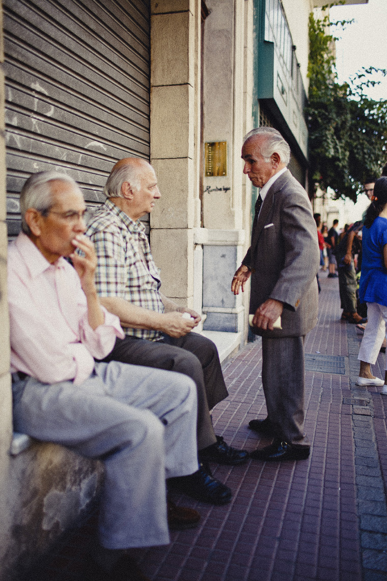 Men on the Streets of Buenos Aires