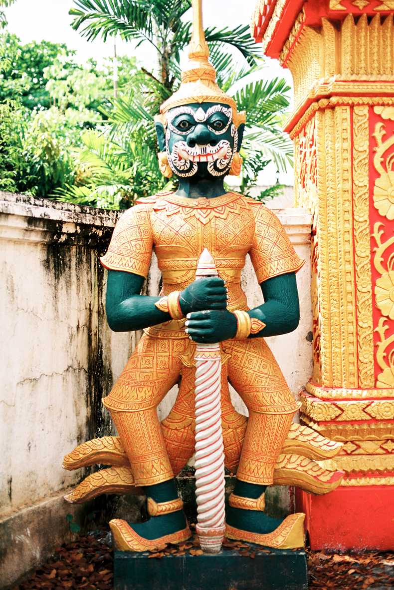 Buddhist Statue in Vientiane Laos