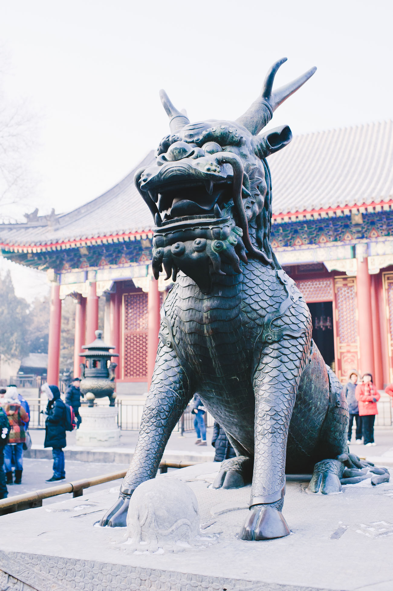 Dragon Statue in Summer Palace