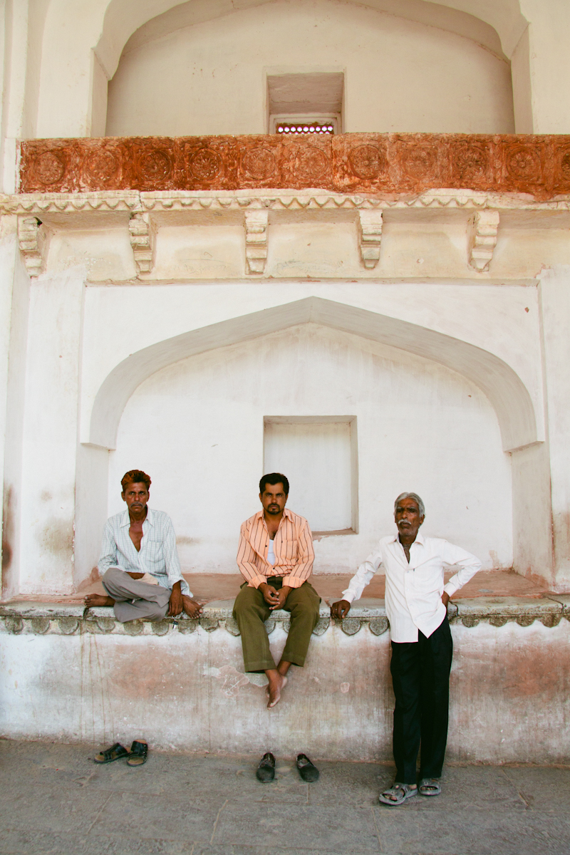 Men in Amber Fort of Jaipur