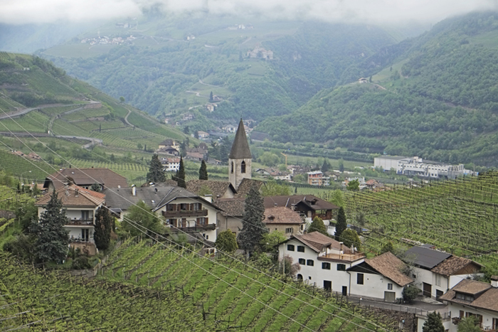Landscape of Bolzano Italy
