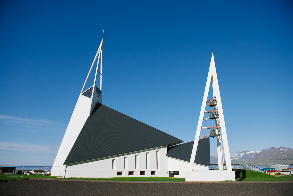 Olafsvik Church in the Snaefellsnes Peninsula