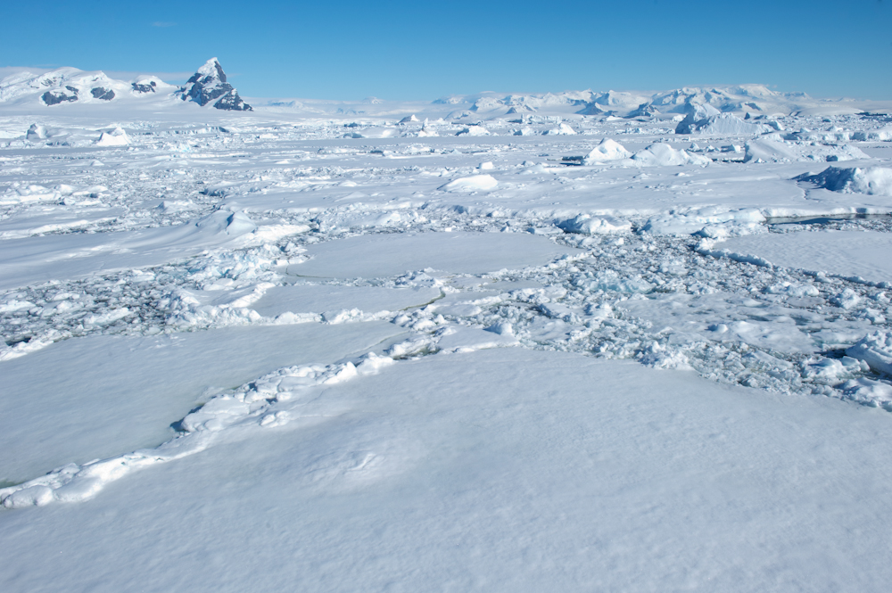 Snow Covered Land of Antarctica Entouriste