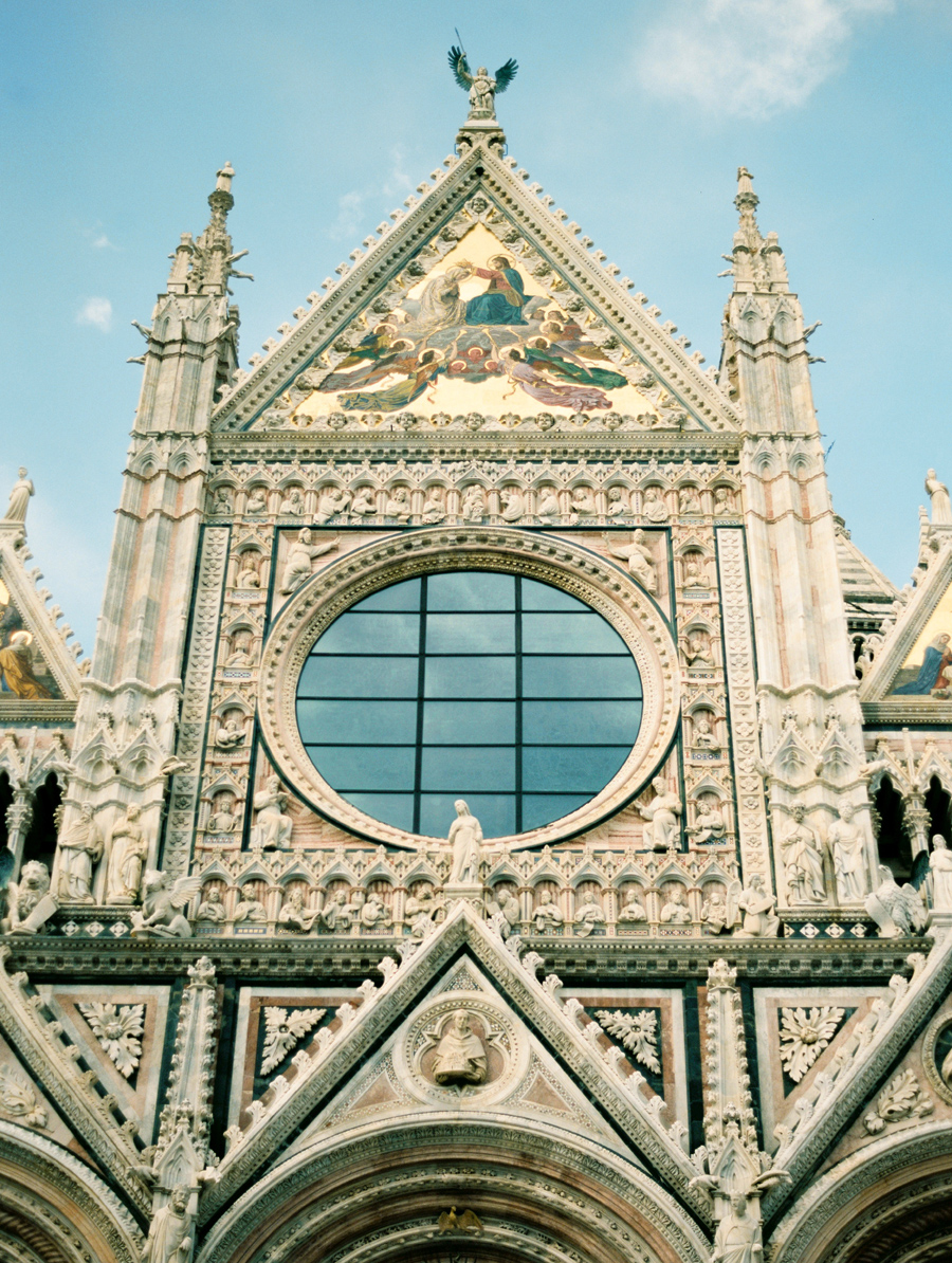 Intricate Details at the Metropolitan Cathedral of Saint Mary of the Assumption in Siena