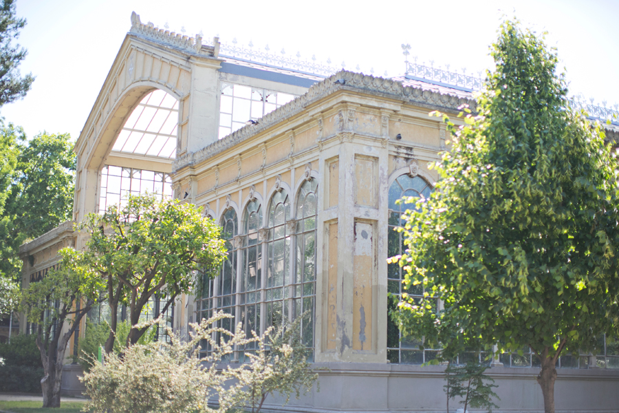Umbracle Greenhouse at Parc de la Ciutadella in Barcelona Spain