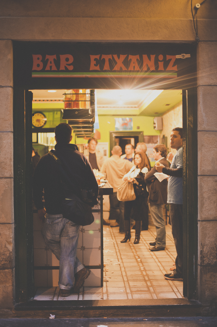 Late Night Pintxos at Bar Etxaniz in San Sebastian Spain