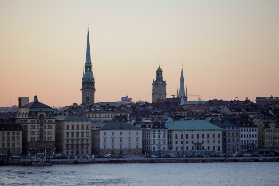 Sunrise Over Stockholm Sweden