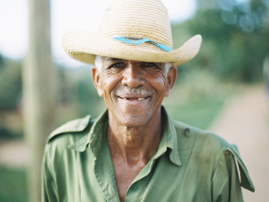 Smiling Farmer in Cuba