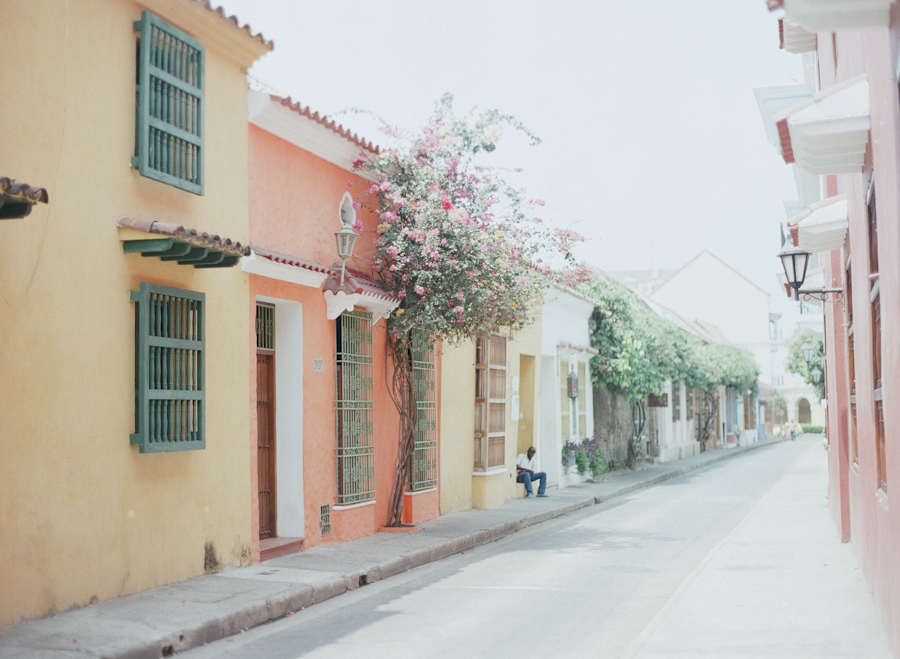 Quiet Streets of Cartagena Colombia