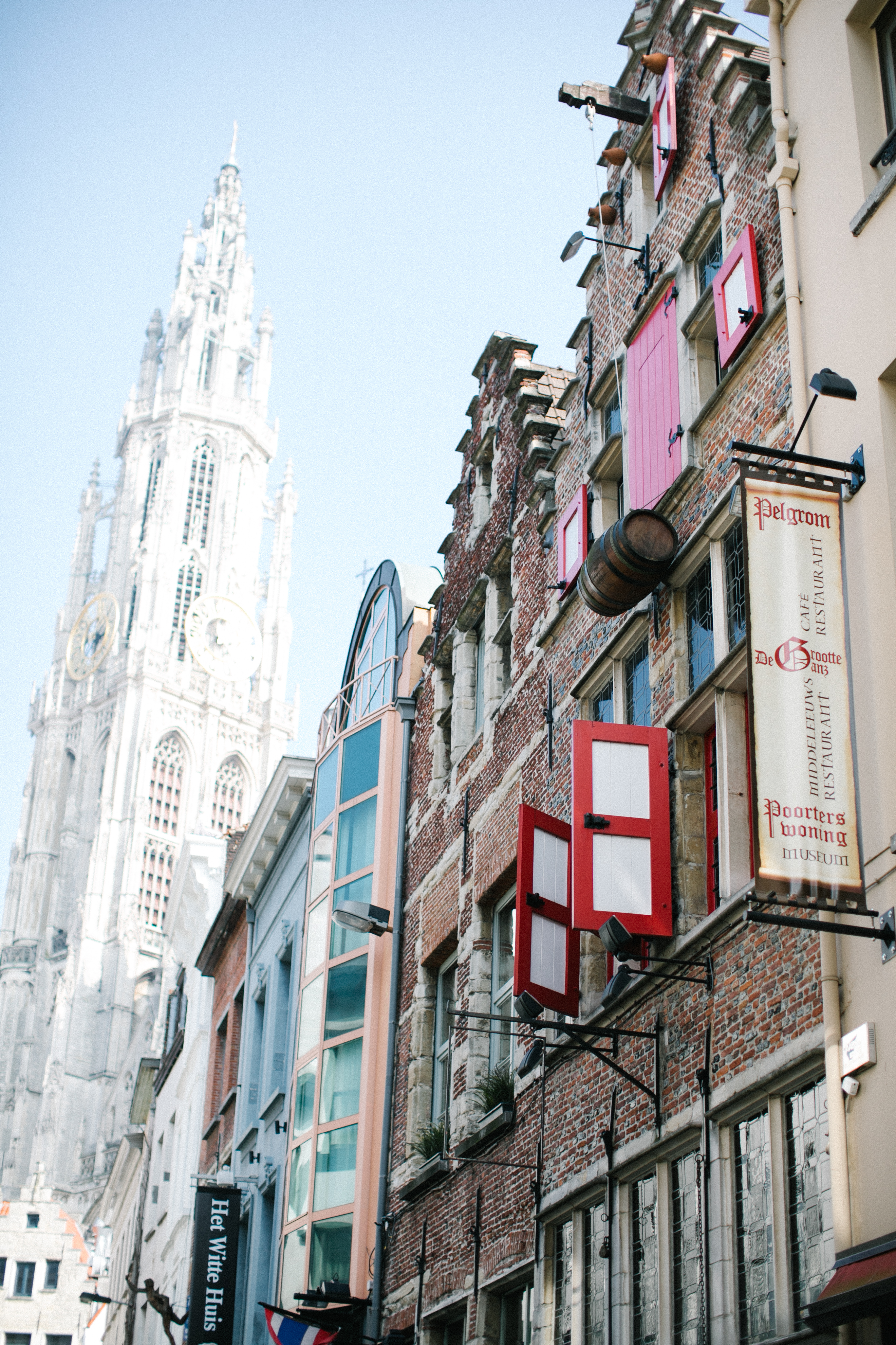Walking the Sidewalks of Antwerp Belgium
