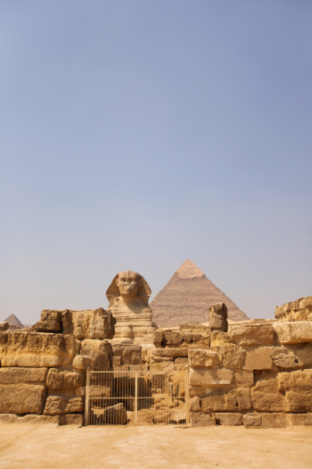 Great Sphinx and Pyramids