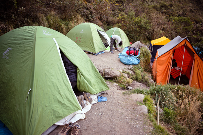 Camping on Inca Trail