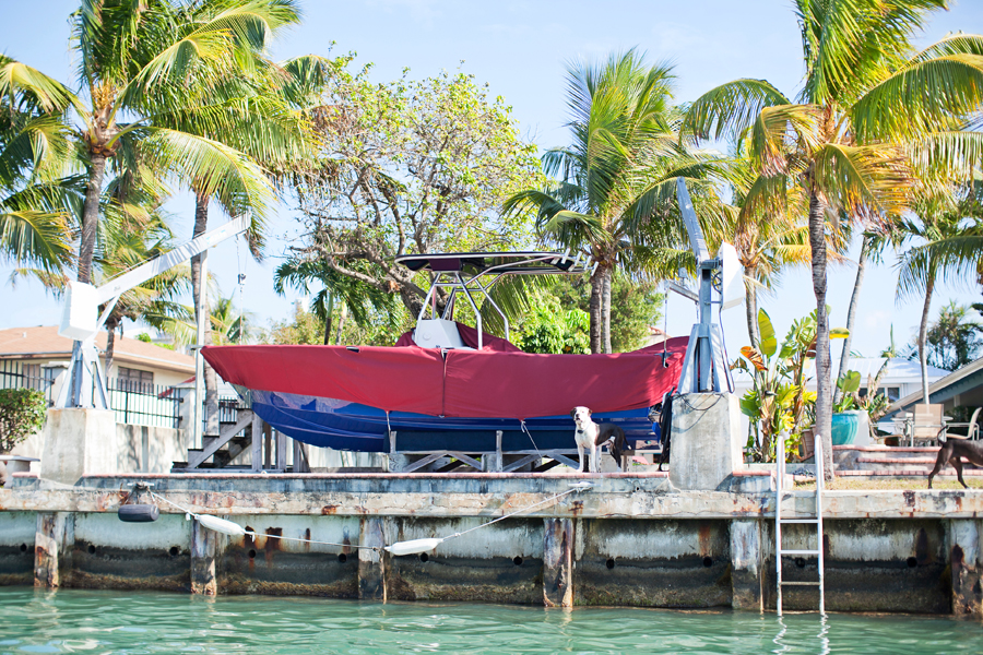 Docked Boat in Key West