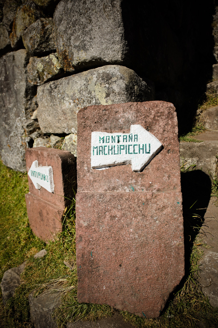 Entrance Machu Picchu