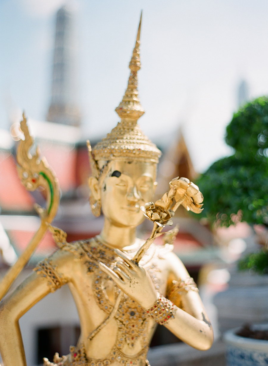 Gold Statue at Grand Palace Bangkok