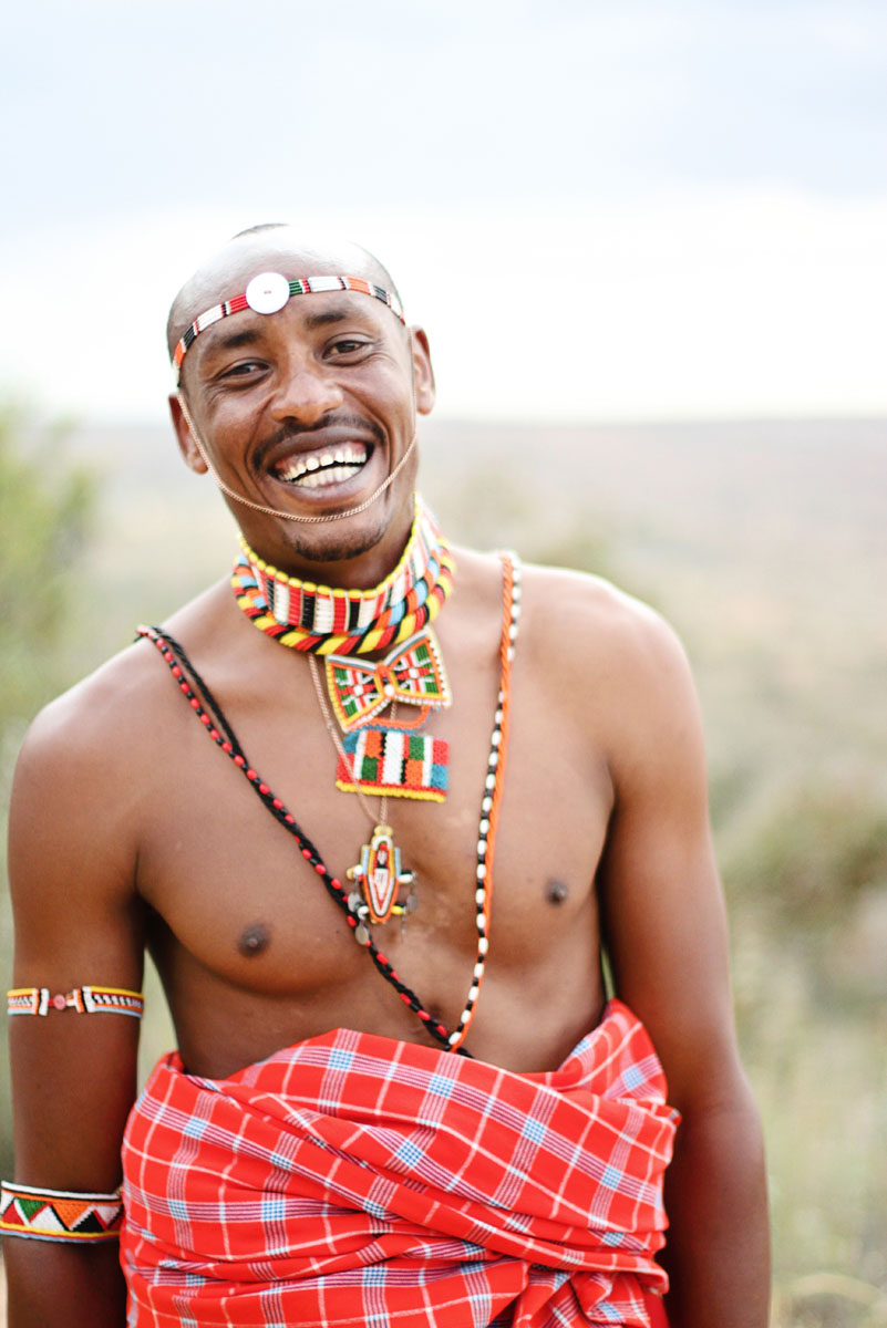 Maasai Man Headdress
