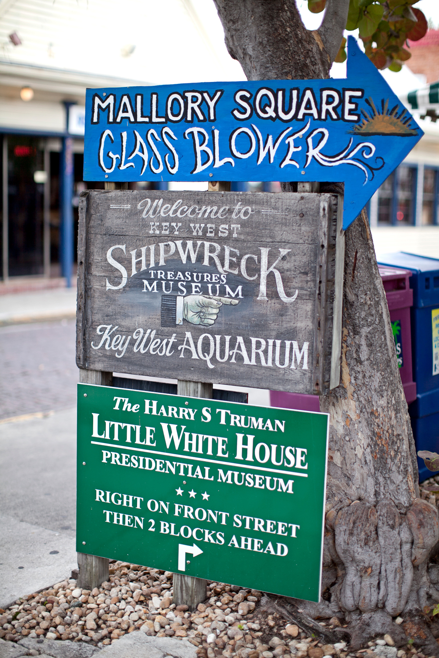 Mallory Square Museum Signs