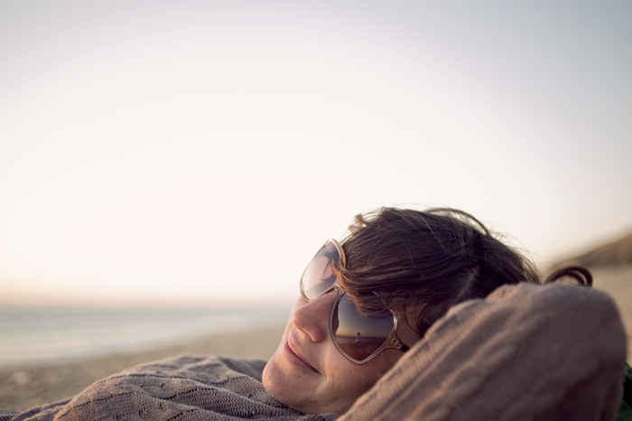 Relaxing on Gale Beach