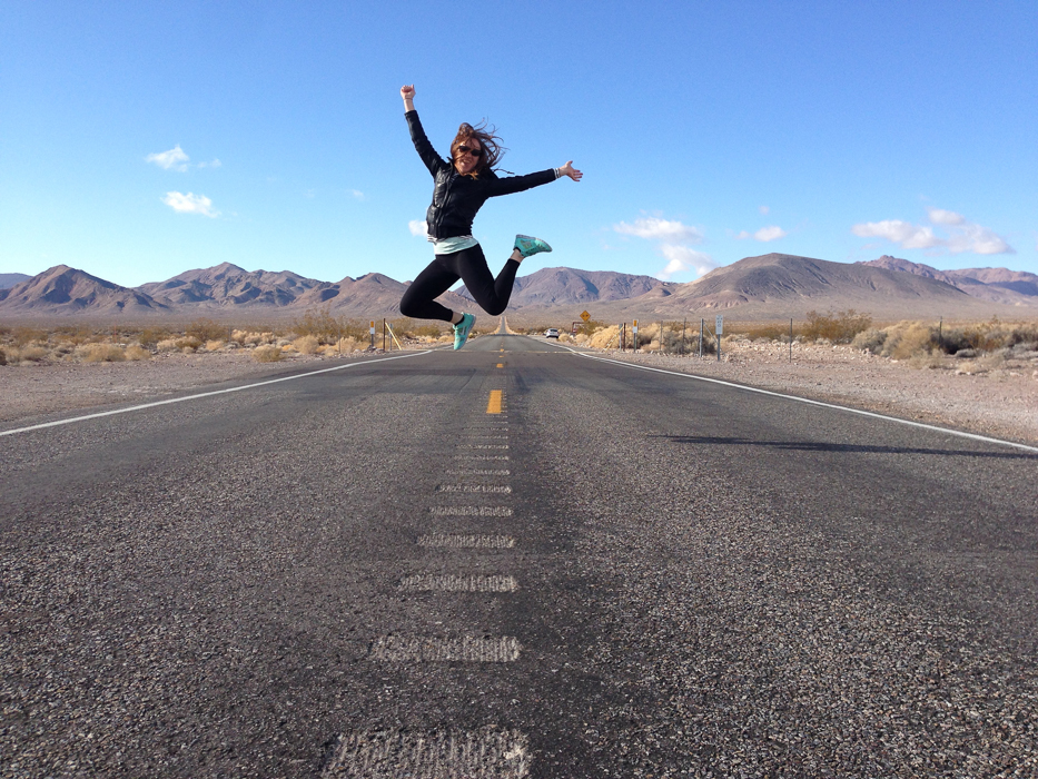 Road Jump in the Mojave Desert Road Jump in the Mojave Desert