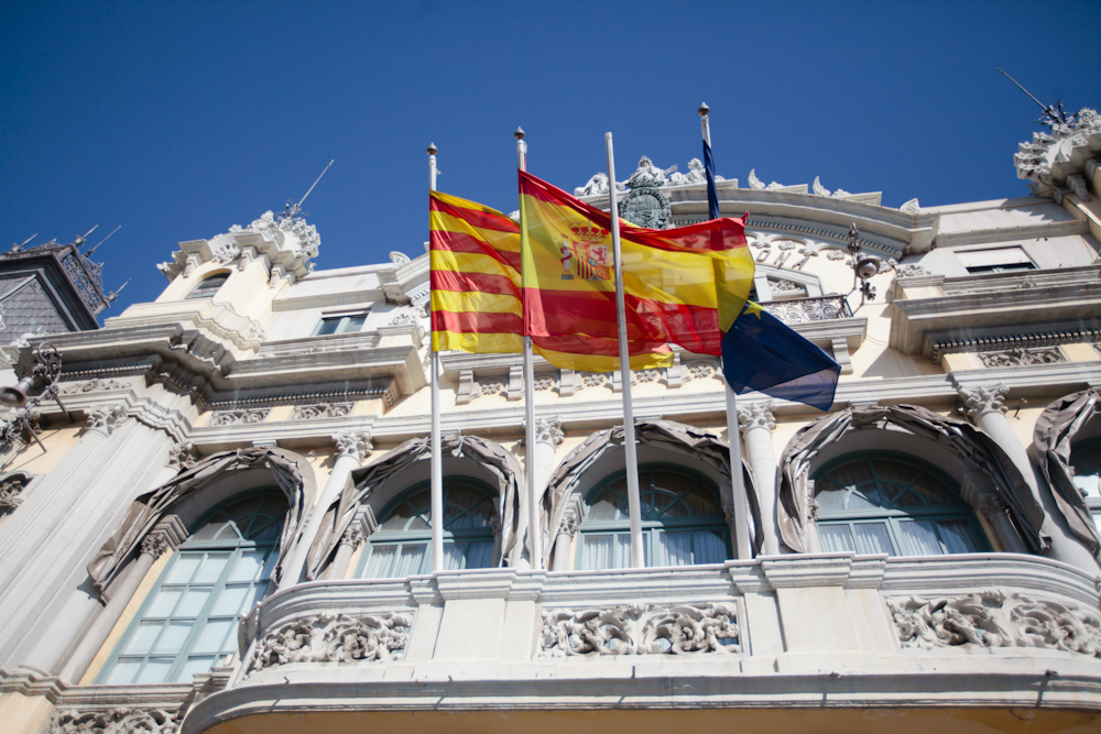 Spanish Flag Barcelona