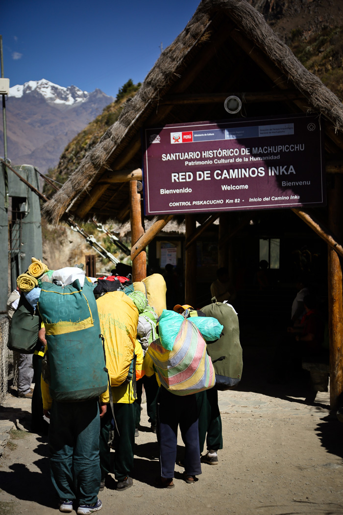 Starting the Inca Trail Hike