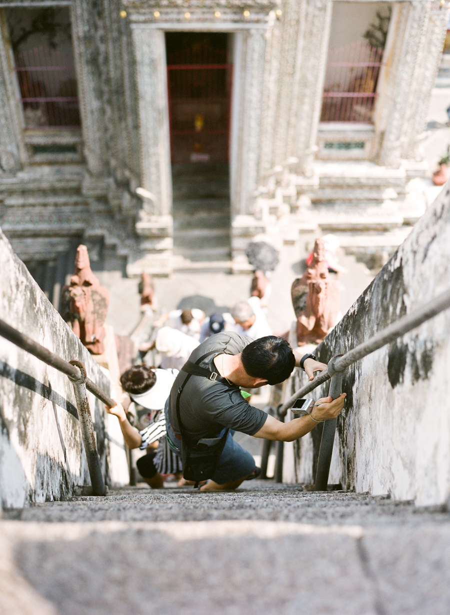 Steps Climbing Wat Arun
