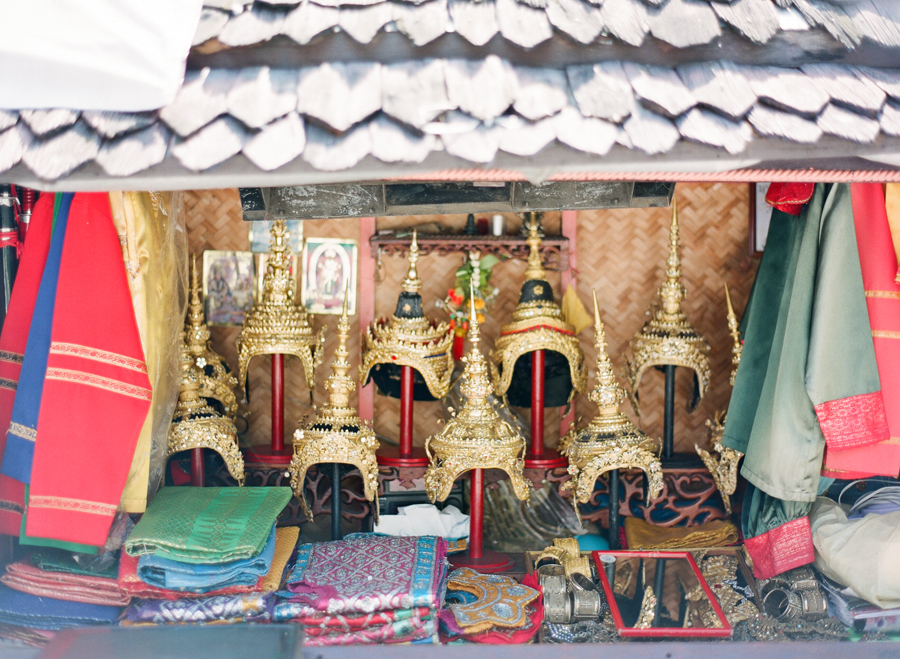 Traditional Thai Attire at Wat Arun