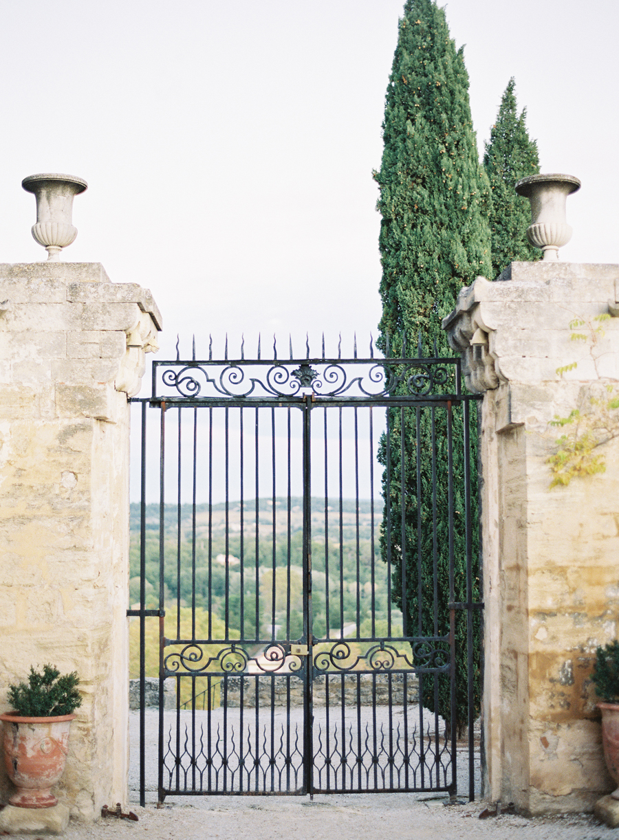 Ansouis Chateau Gate
