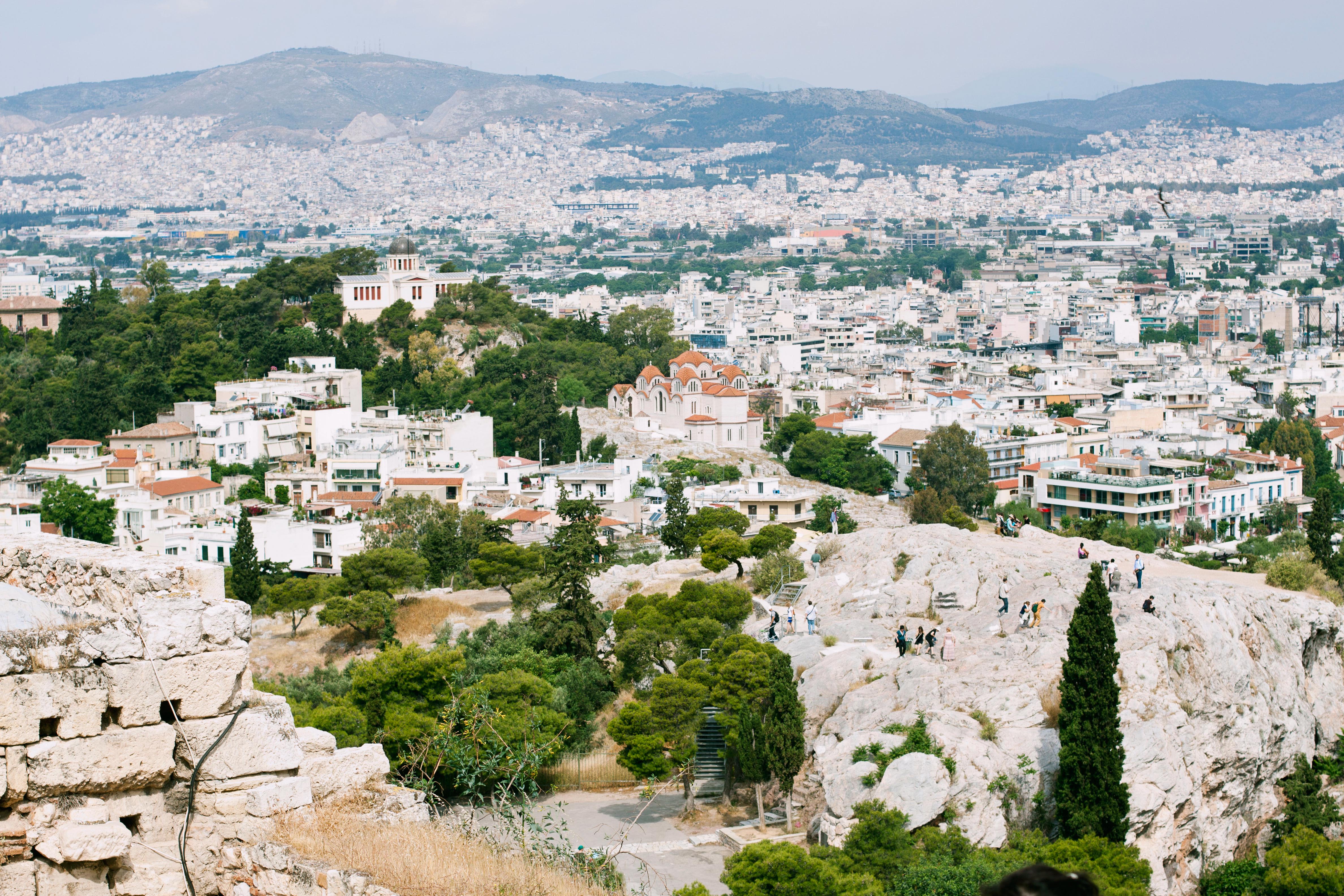 Athens Greece from Above