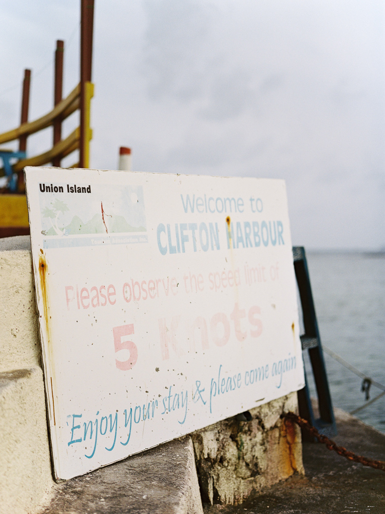 Clifton Harbour Sign in Grenada