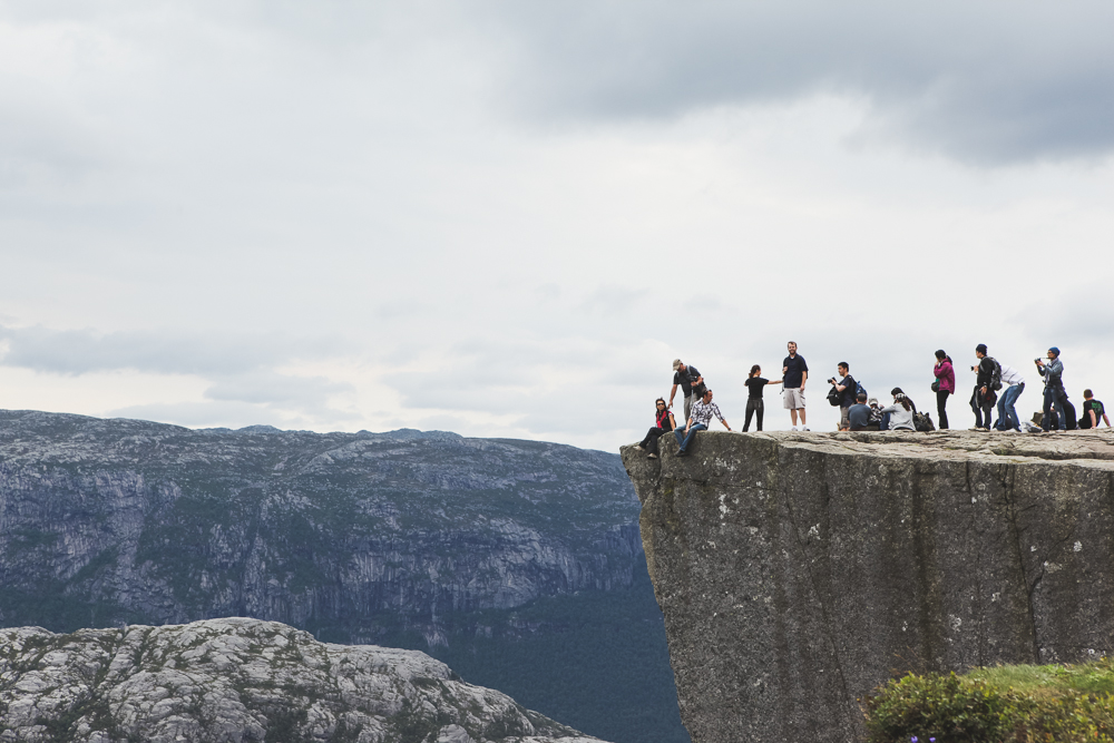 Epic Cliffs in Stavanger Norway