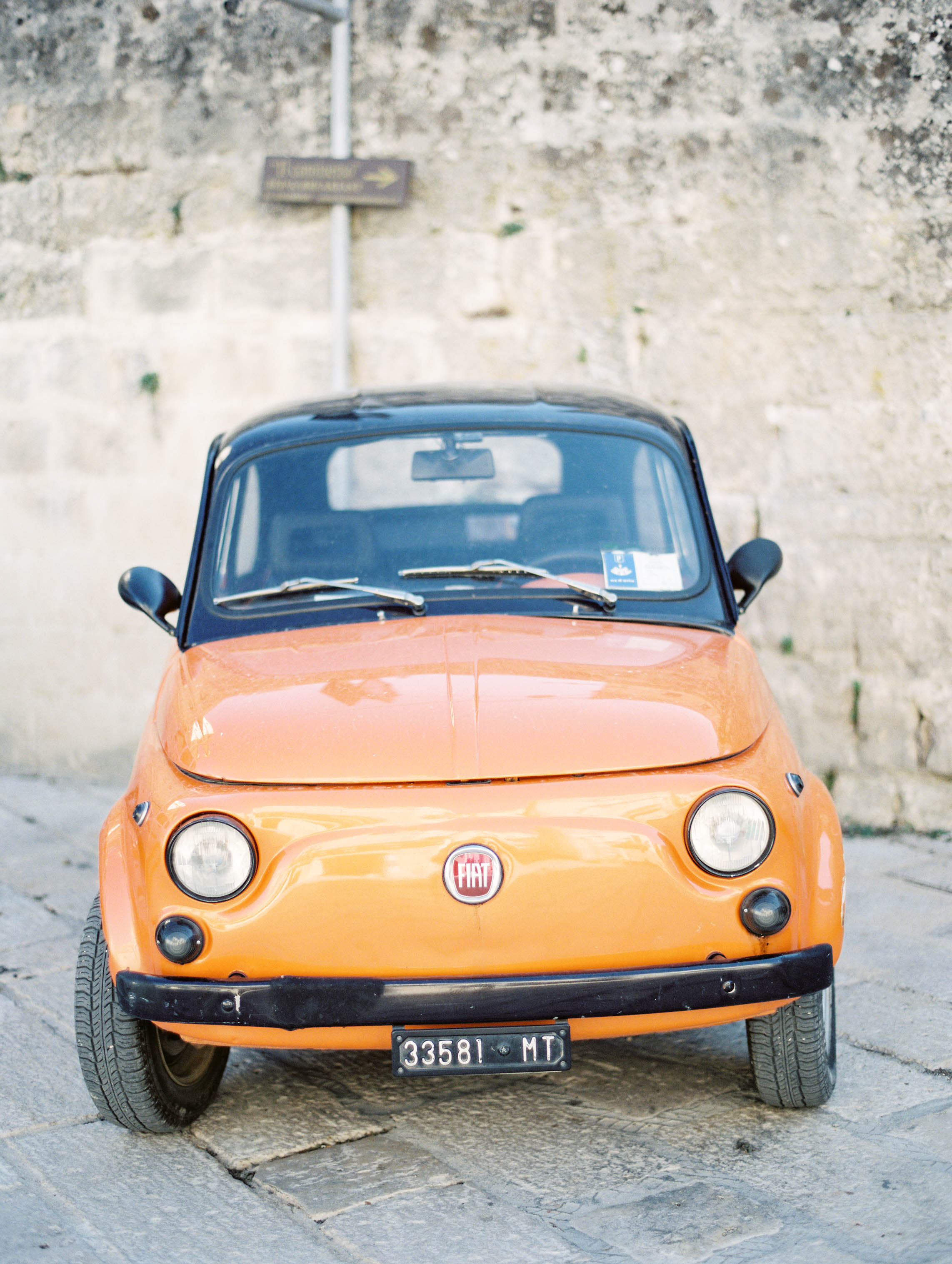 Fiat in Sassi Caves Italy