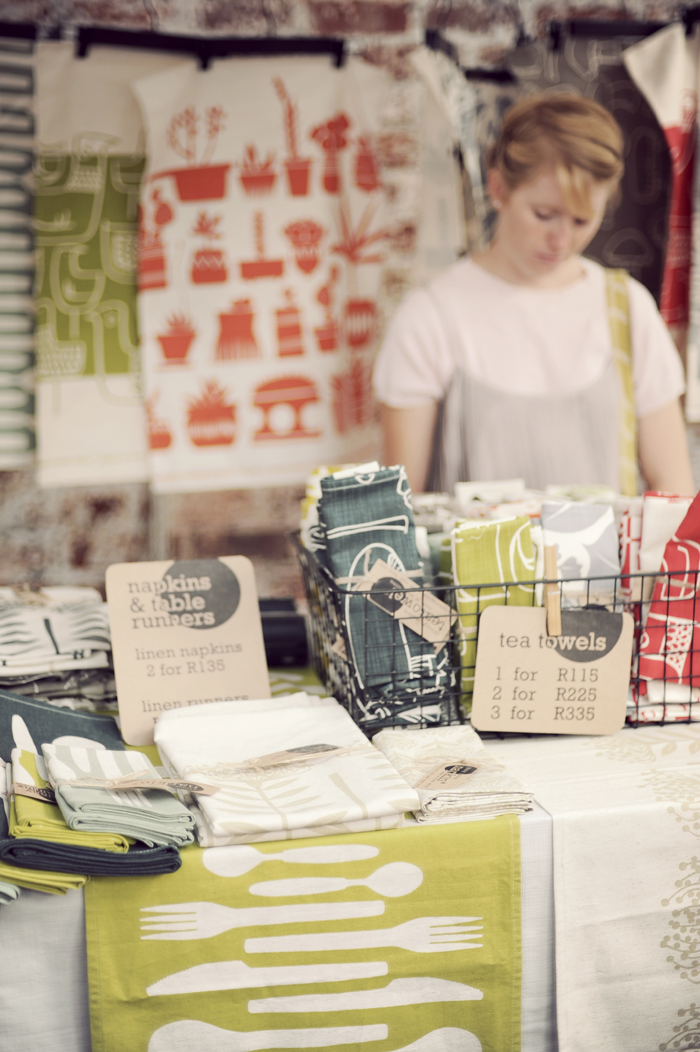 Linens at Neighbourgoods Market Linens at Neighbourgoods Market