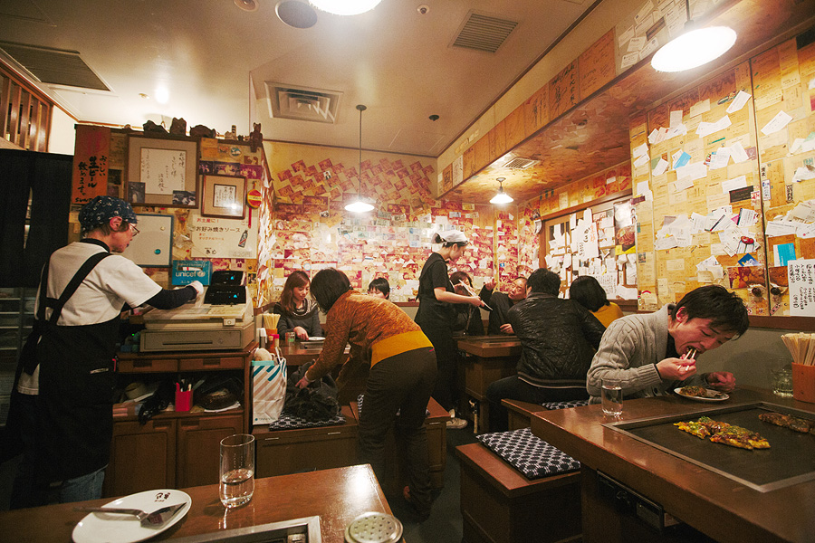 Okonomiyaki in Osaka Okonomiyaki in Osaka