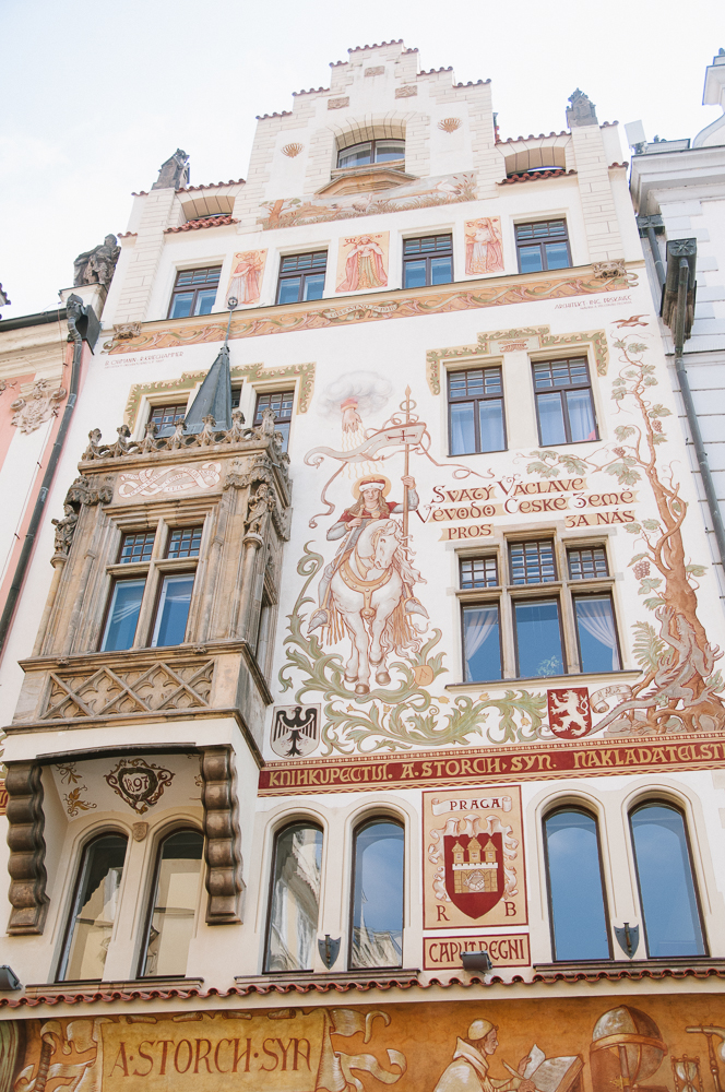 Painted Building in Prague