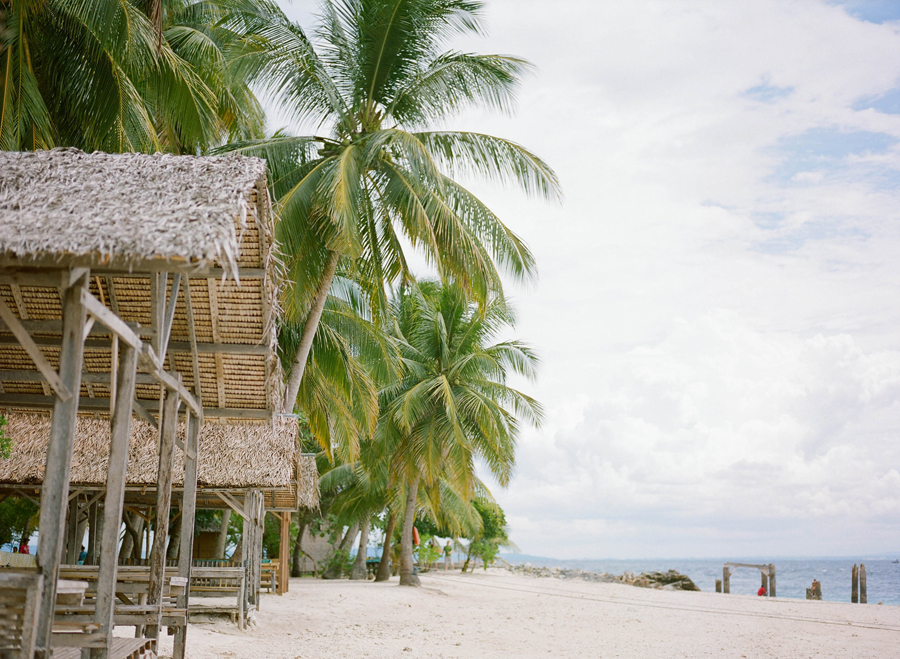 Beach Huts in the Philippines