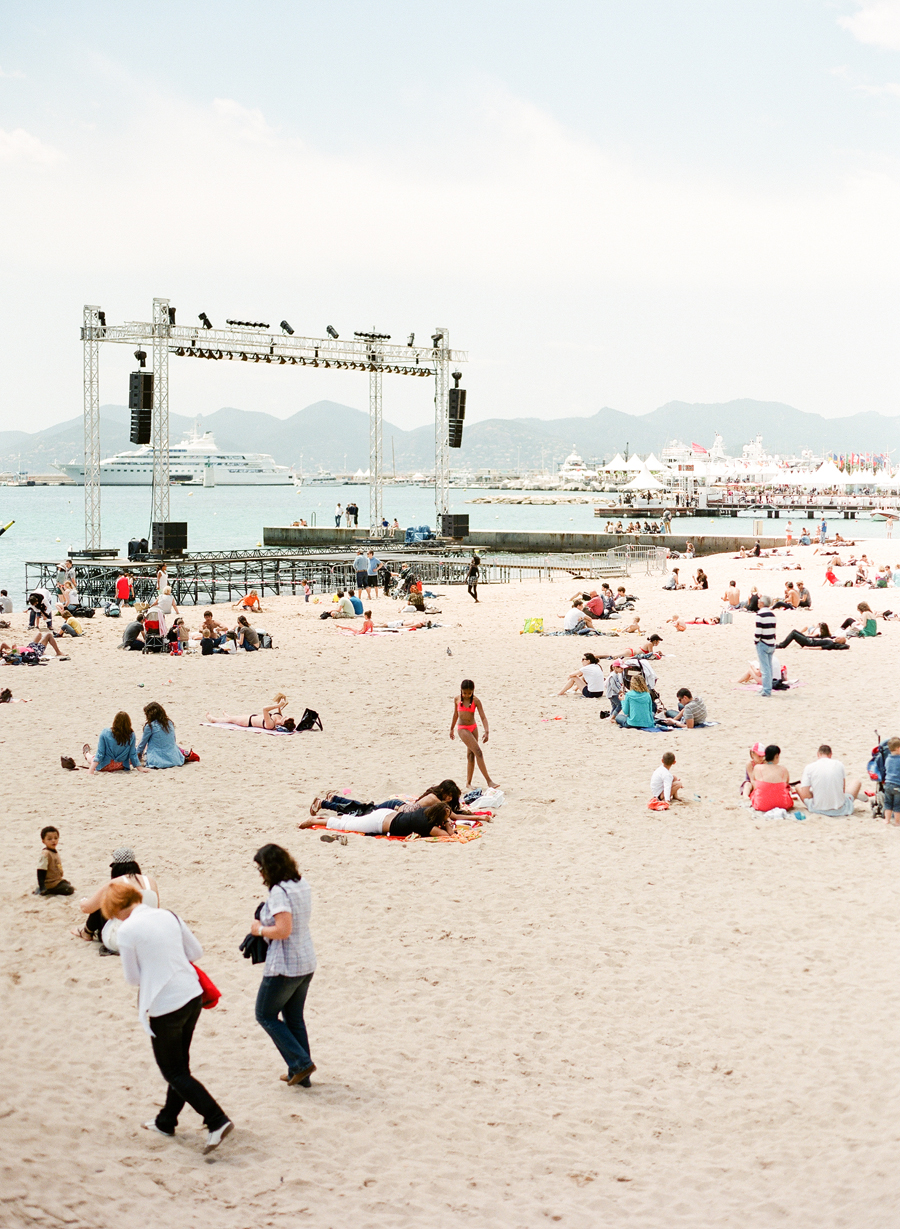 Beach Stage in Cannes France