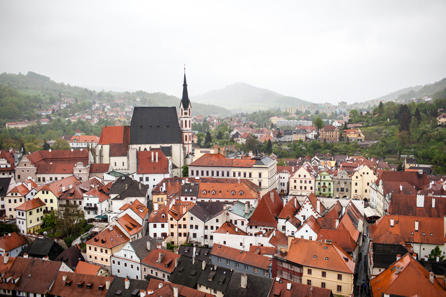 The Medieval Village of Cesky Krumlov