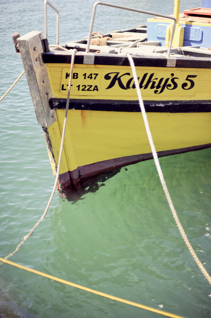 Docked Boat in Kalk Bay Cape Town