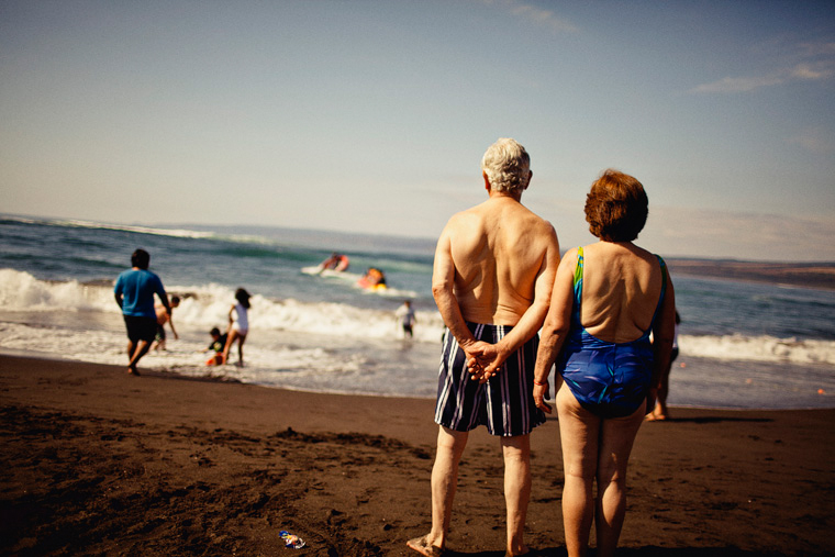 Elderly Couple at Vina Del Mar in Chile