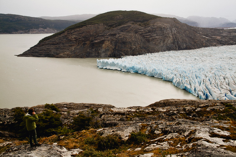 Glaciers in Torres del Paine Patagonia