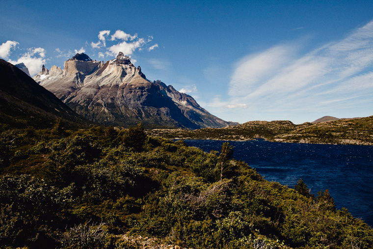 Landscape of Torres del Paine Patagonia