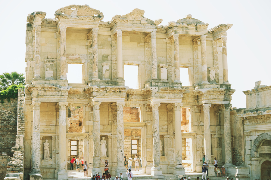 Library of Celsus Ruins in Turkey