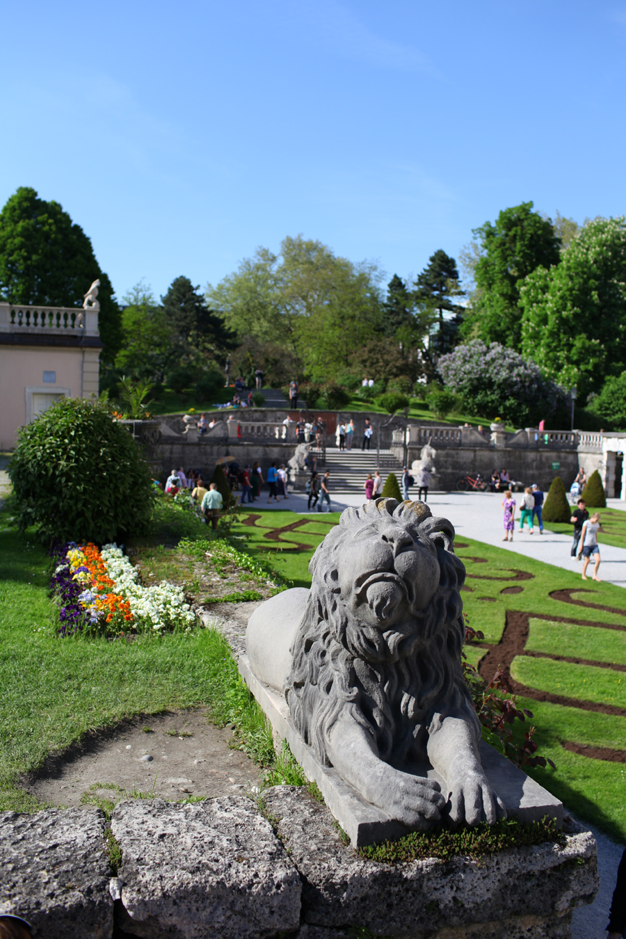 Lion at Mirabell Palace
